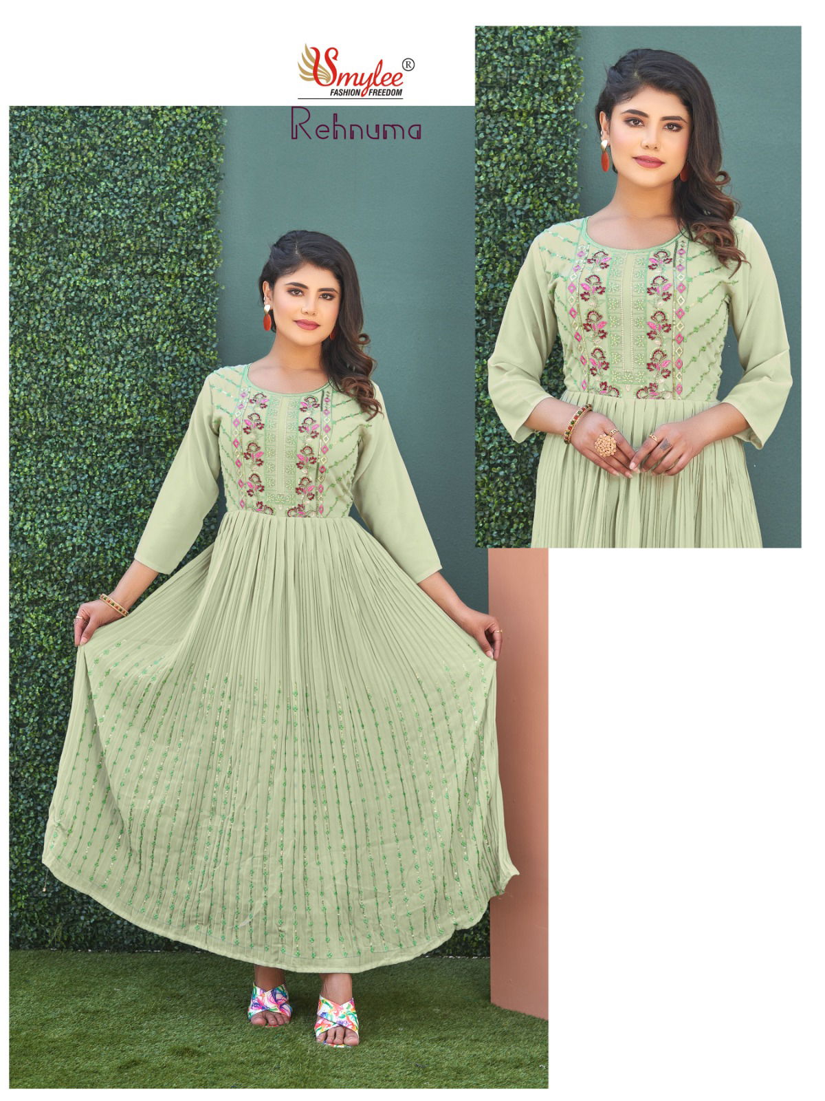 Rehnuma By Smylee Designer Kurtis Catalog